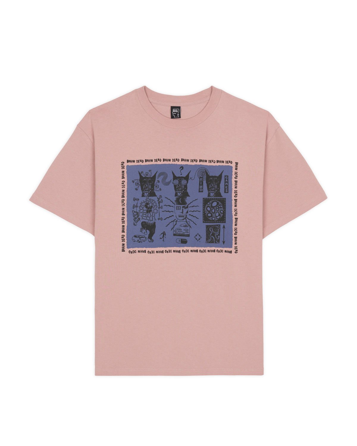 BRAIN DEAD | Mind Games T-shirt (Mauve) | T.F.L BRAIN DEAD | Mind Games T-shirt (Mauve) | T.F.L