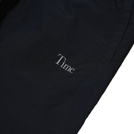 Time For Livin‘ / "Time" Uniform Nylon Pants (Black)