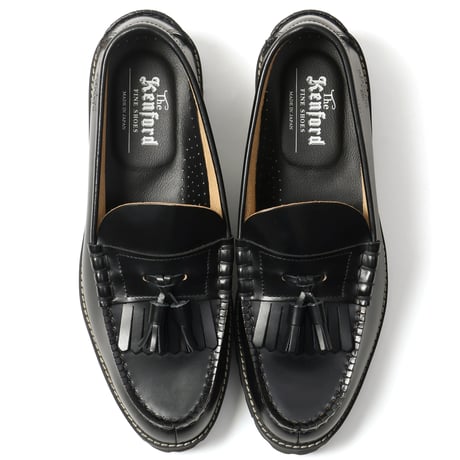 The Kenford Fineshoes |TANK SOLE LOAFERS(BLACK QUILT TASSEL/Man)