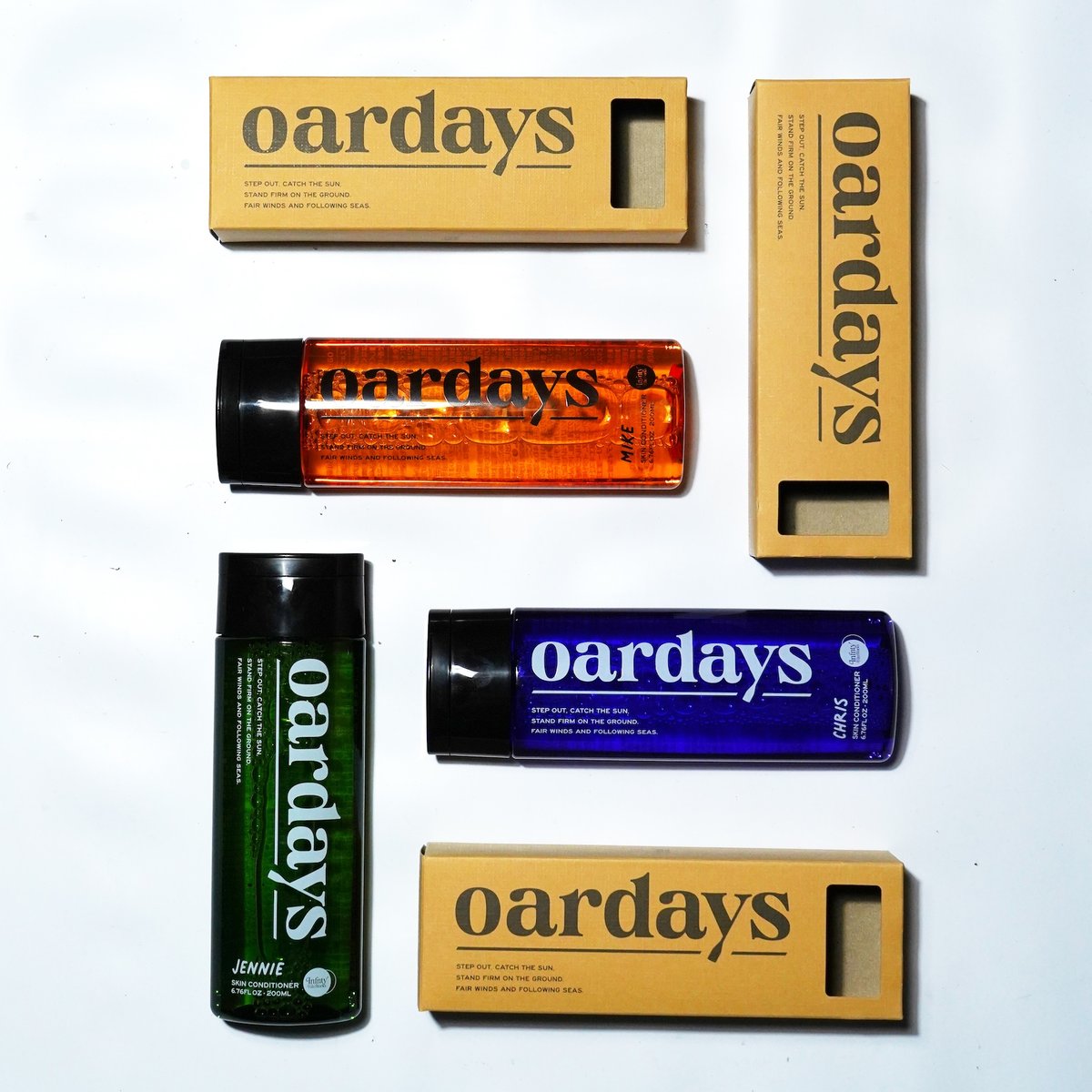 oardays スキンコンディショナー 200ml 3種セット oardays / SKIN CONDITIONER - 化粧水 (3SCENTS) | T.
