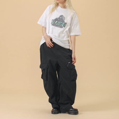 XLARGE | RHINE STONE SLANTED OG S/S TEE(WHITE)