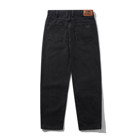 Butter Goods| Straight Leg Denim Jeans (Washed Black)