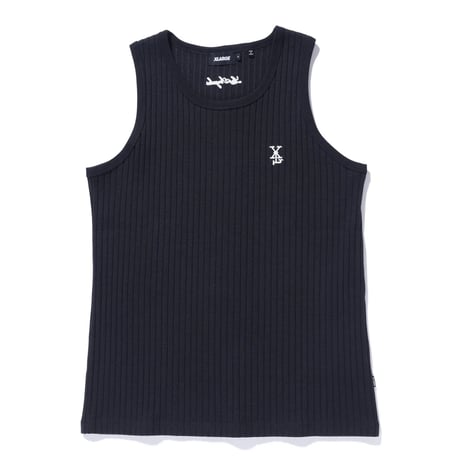 XLARGE | DROP NEEDLE RIB TANK TOP(BLACK)