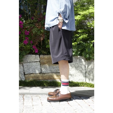 tone|   DOUBLE WIDE SHORTS(NAVY)