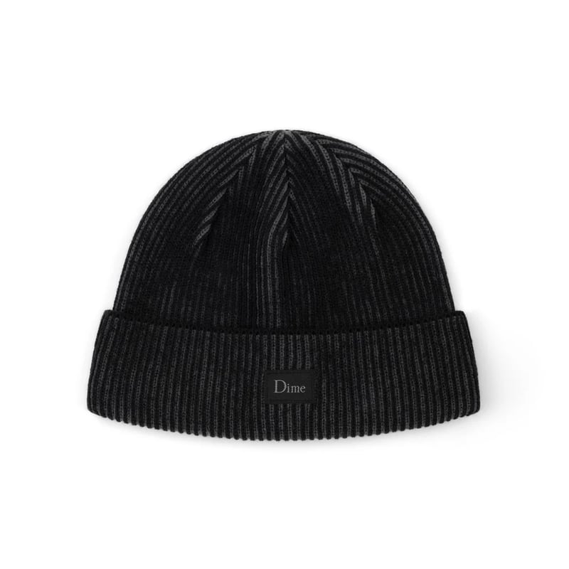 DIME ビーニー Dime CHOPPER FOLD BEANIE BLACK- EQUIPMENT エキップメント