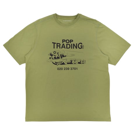 POP TRADING COMPANY / TRADING T-SHIRT (LODEN GREEN)