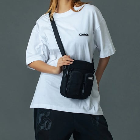 XLARGE | CANVAS TACTICAL SHOULDER BAG(BLACK)