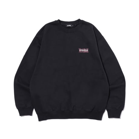 XLARGE | NAGOYA OVERLAP LOGOCREWNECK SWEATSHIRT(BLACK)