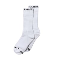 LABROS / Plada Logo Socks (White)