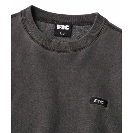FTC | PIGMENT DYED SMALL BOX LOGO CREW NECK "BLACK" (FTC026SPSW05)