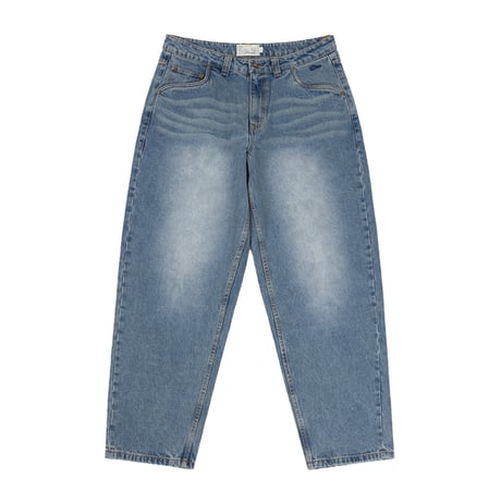 Dime / Baggy Denim Pants (Sandblasted Indigo)