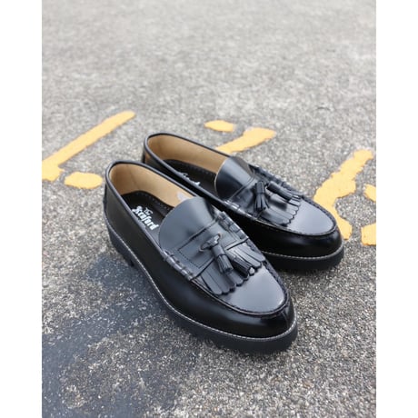 The Kenford Fineshoes |TANK SOLE LOAFERS(BLACK QUILT TASSEL/Man)