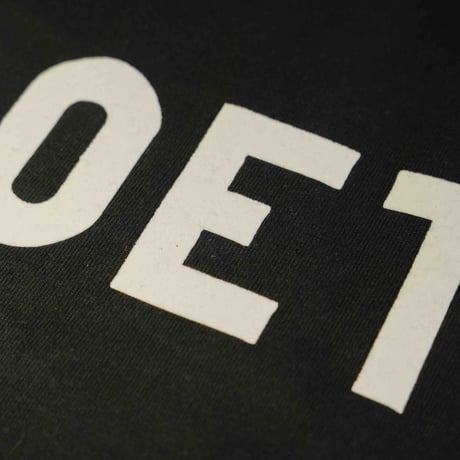 POETS / OG POETS FLOCKED T SHIRT (BLACK)