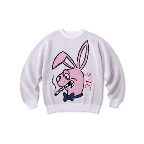 FTC | SMOKING RABBIT SWEATER "WHITE" (FTC026SPSW08)