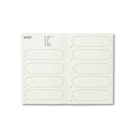 POLAR SKATE CO. / Deck Book (Black)