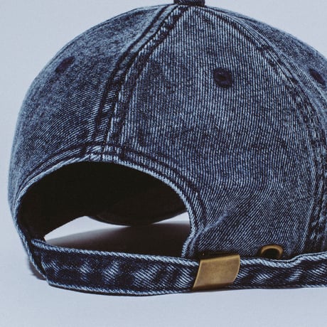 FUCKING AWESOME / Three Spiral Washed Denim 6-Panel Hat (Blue)