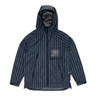POP TRADING COMPANY / Pinstripe Oracle Jacket (Navy/White)
