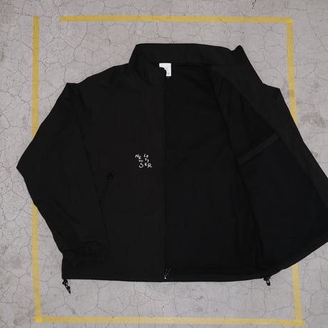 NEWS LETTER|Nylon Team Jacket (Black)