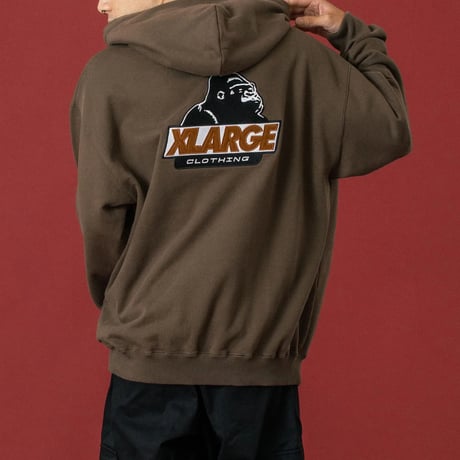 XLARGE | OLD OG HOODED SWEATSHIRT(BROWN)
