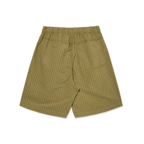 POLAR SKATE CO. / Hike Shorts - Cotton (Olive Check)
