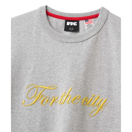 FTC | SCRIPT LOGO TEE "GRAY" (FTC026SPSH09)