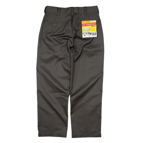 BIG MIKE / TC TWILL NO TACK CHINO WORK PANTS (CHARCOAL)