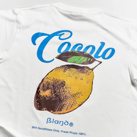 COCOLO BLAND / FRESH LEMON S/S TEE (WHITE)