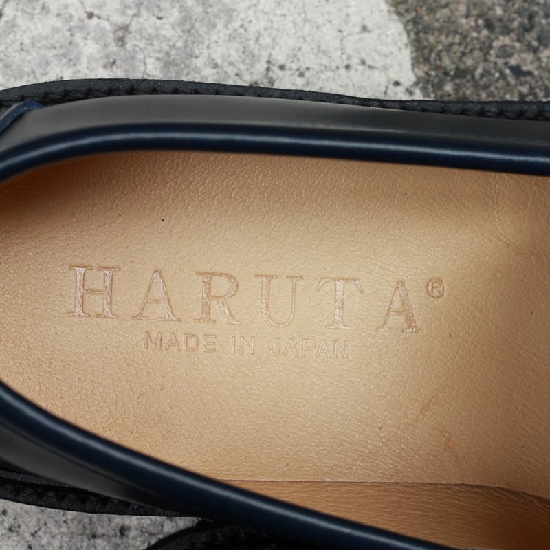 HARUTA / SCOTCHGARD COIN LOAFER #906XL (NAVY) |