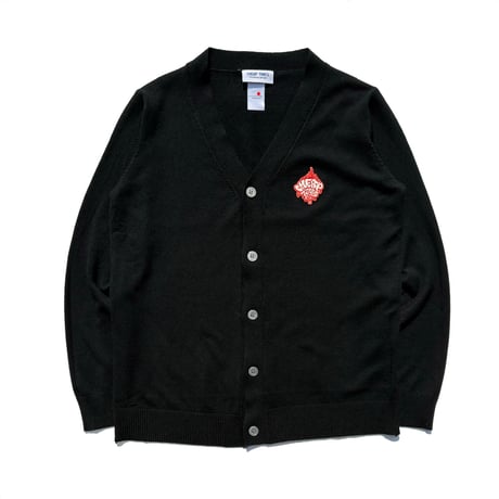 CHEAP TIMES|Throw up Cardigan(Black)