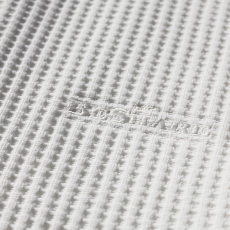 BE-SHARE | Store Logo L/S Thermal Tee (OFF WHITE)