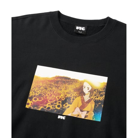 FTC | "FTC x SAMURAI CHAMPLOO" SUN FLOWER CREW NECK "BLACK" (FTC025SCSW04)
