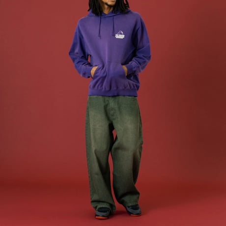 XLARGE | WASHED BAGGY DENIM PANTS(OLIVE)