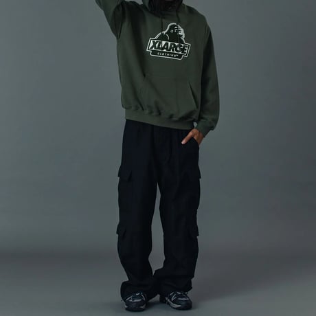 XLARGE | SLANTED OG PULLOVER HOODED SWEATSHIRT(OLIVE)