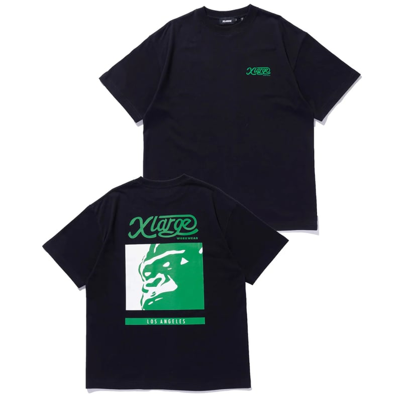 【 】ラージフォトロゴTシャツ /ブラック XLARGE | WORK WEAR S/S TEE(BLACK) | T.F.L onlin