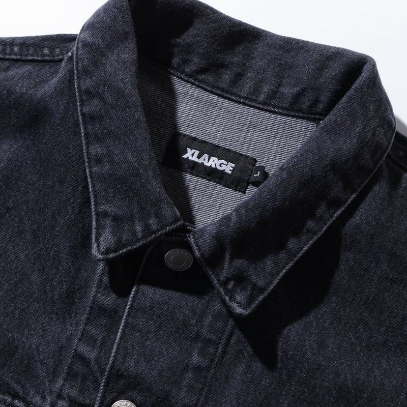 XLARGE | DENIM JACKET(BLACK) | T.F.L online.shop