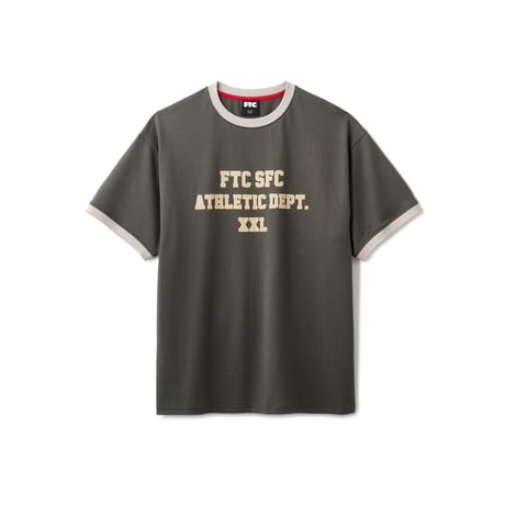 FTC | ATHLETIC DEPT. RINGER TOP "BLACK" (FTC026SUMSH16)