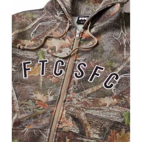 FTC | ARC LOGO ZIP UP HOODY "CAMO" (FTC026SPSW04)