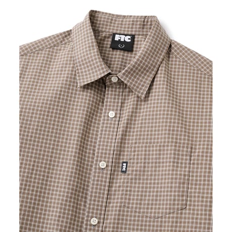FTC | PLAID SHIRT "KHAKI" (FTC026SUMSH01)