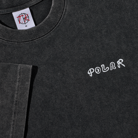 POLAR SKATE CO. / Tee -2 Guys (SilverBlack)