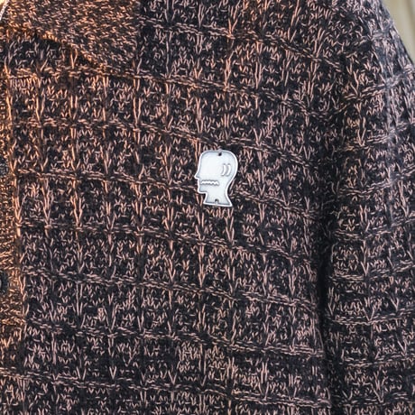 BRAIN DEAD | WAFFLE PULLOVER SWEATER(CHARCOAL)