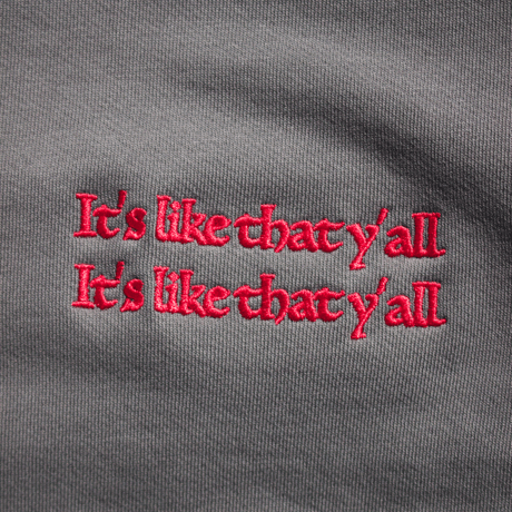 BE-SHARE |It's like that y'all Crewneck Sweat(BLACK)