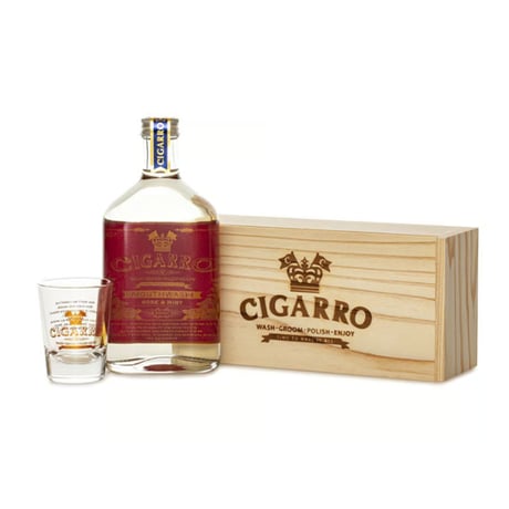 CIGARRO / MOUTH WASH ショットグラス・木箱付 (2FLAVER)