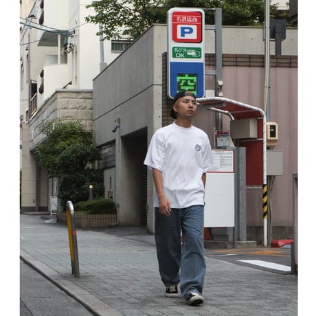 Time For Livin′ / Sakae 5 Block S/S TEE (WHITE)