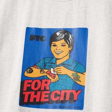 FTC | TATTOO SHOP TEE "ASH" (FTC025SUMC03)