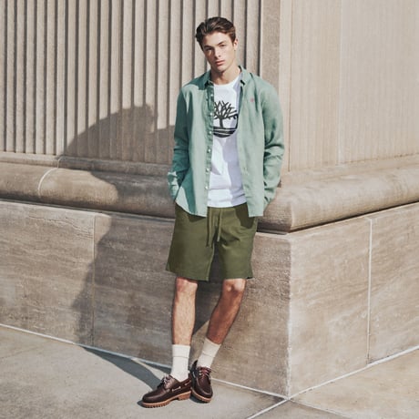 Timberland |Men's Authentics 3-Eye Boat Shoe (Brown)
