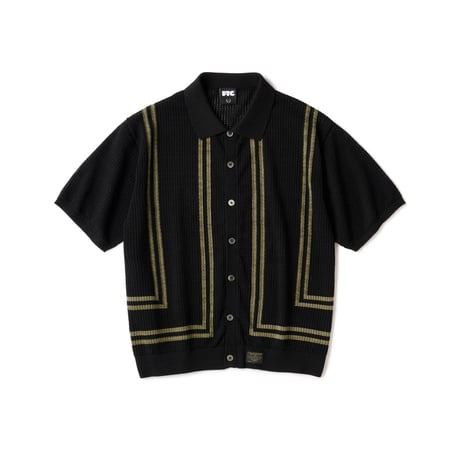 FTC | INTARSIA KNIT SHIRT "BLACK" (FTC026SUMSH06)