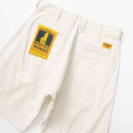 Service Works / Twill Part Timer Shorts (Off-White)