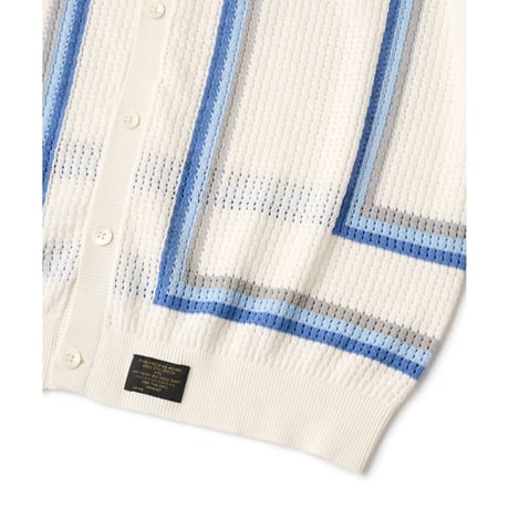 FTC | INTARSIA KNIT SHIRT "WHITE" (FTC026SUMSH06)