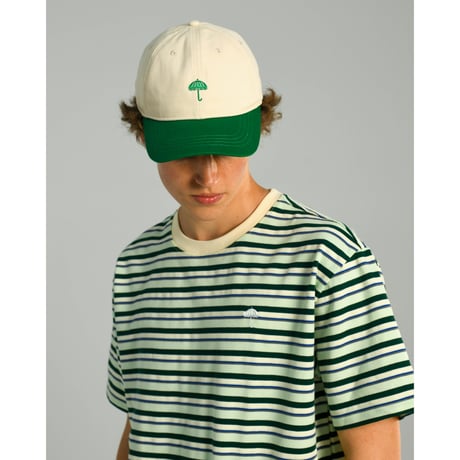 HELAS | CLASSIC TWO-TONE CAP "BEIGE/GREEN"