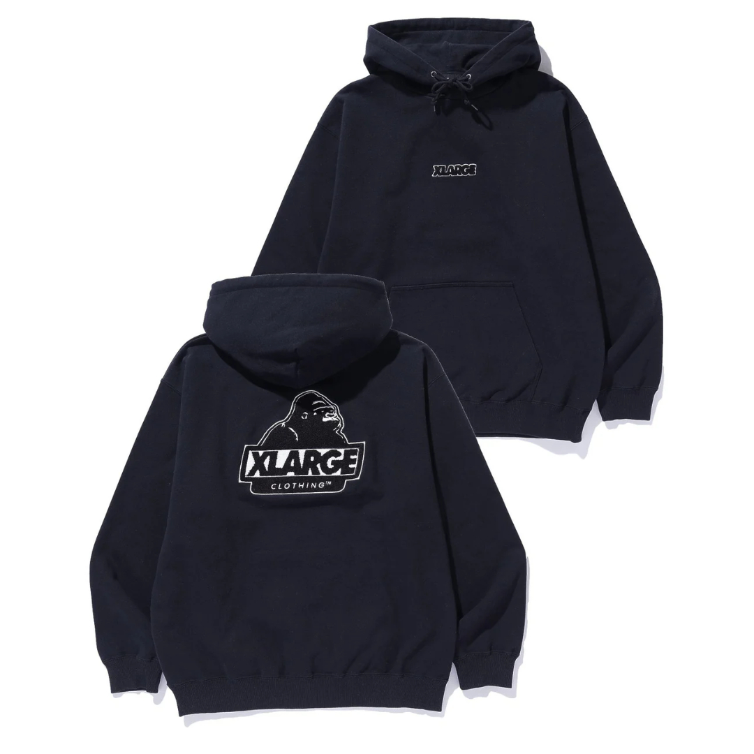 XLARGE フード付きジャケット 黒 XLARGE | SLANTED OG HOODED SWEATSHIRT(BLACK) |